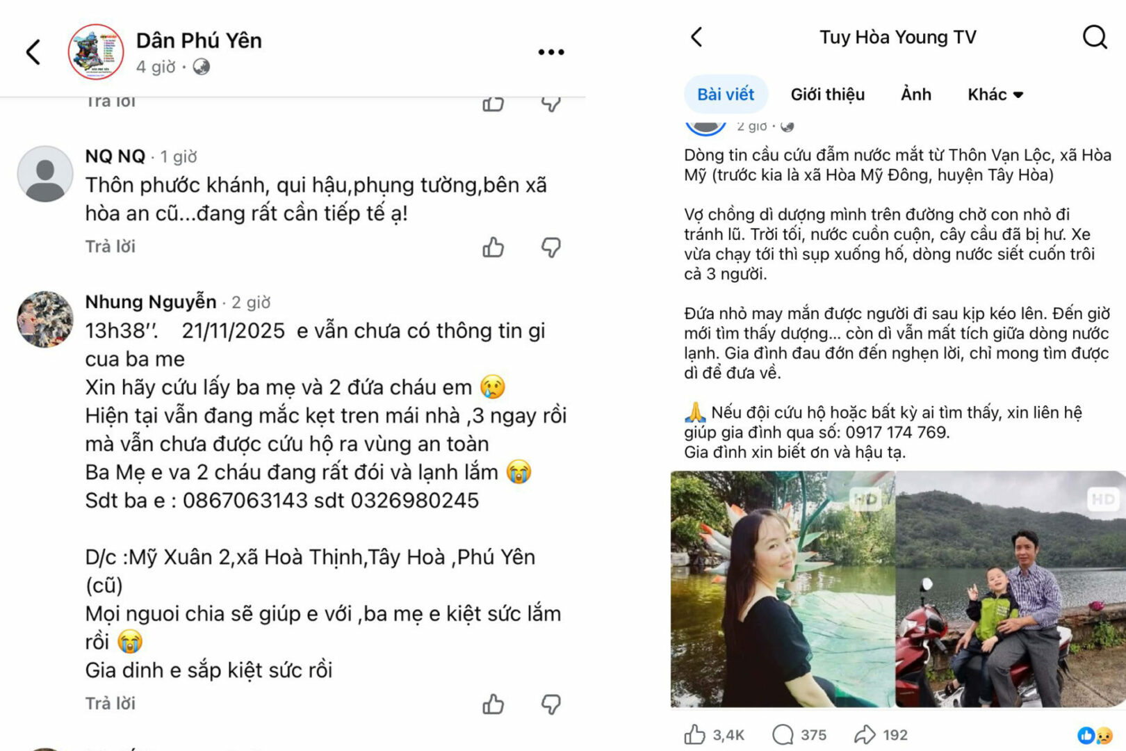 Phú Yên – Tiếng kêu cứu giữa trời nước dậy